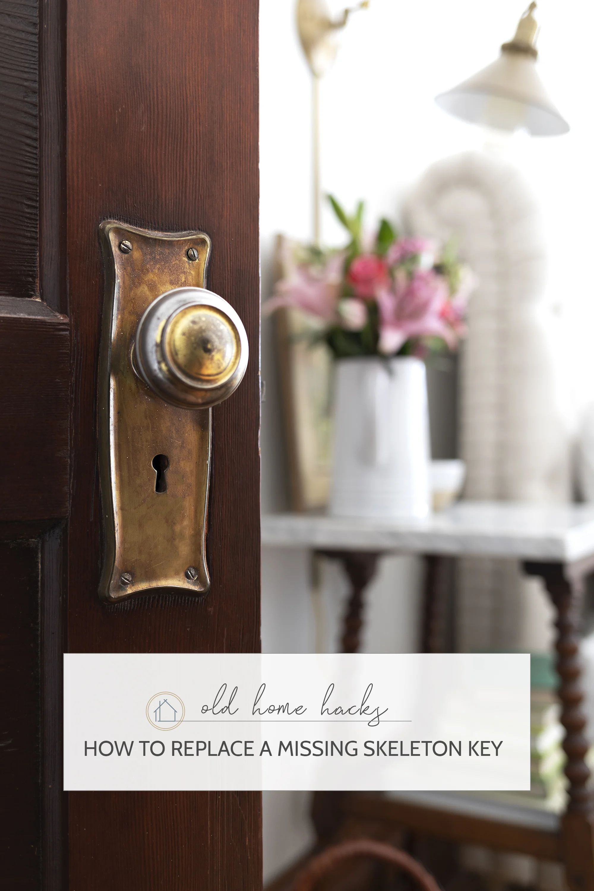 Skeleton key lock outlet